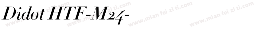 Didot HTF-M24字体转换
